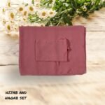 Pink Hijab And Naqab Set