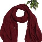 Maroon Elemantary Crimps Hijab