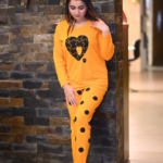 Mustard Heart Women NightSuit