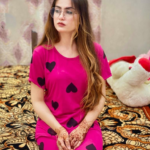 Pink Heart Women NightSuit