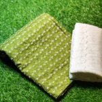 2 Pcs Unstitched Matte-Green Chicken Kari Suit