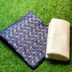 2 Pcs Unstitched Blue Chicken Kari Suit