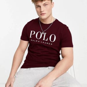 Maroon Polo R-L Premium T-Shirts