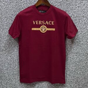 Versace Maroon Premium Printed T-Shirts