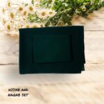 Green Hijab And Naqab Set