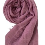 Purple Elemantary Crimps Hijab