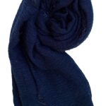 Navy-Blue Elemantary Crimps Hijab