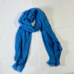 Royal Blue Elemantary Crimps Hijab