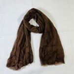 Brown Elemantary Crimps Hijab