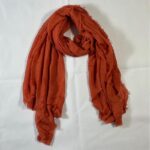 Orange Elementary Crimps Hijab