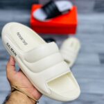 Balmain Slides White Classic For Mens