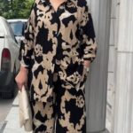 Stylish Jaquard Print 2 Pcs Co-Ord Sets